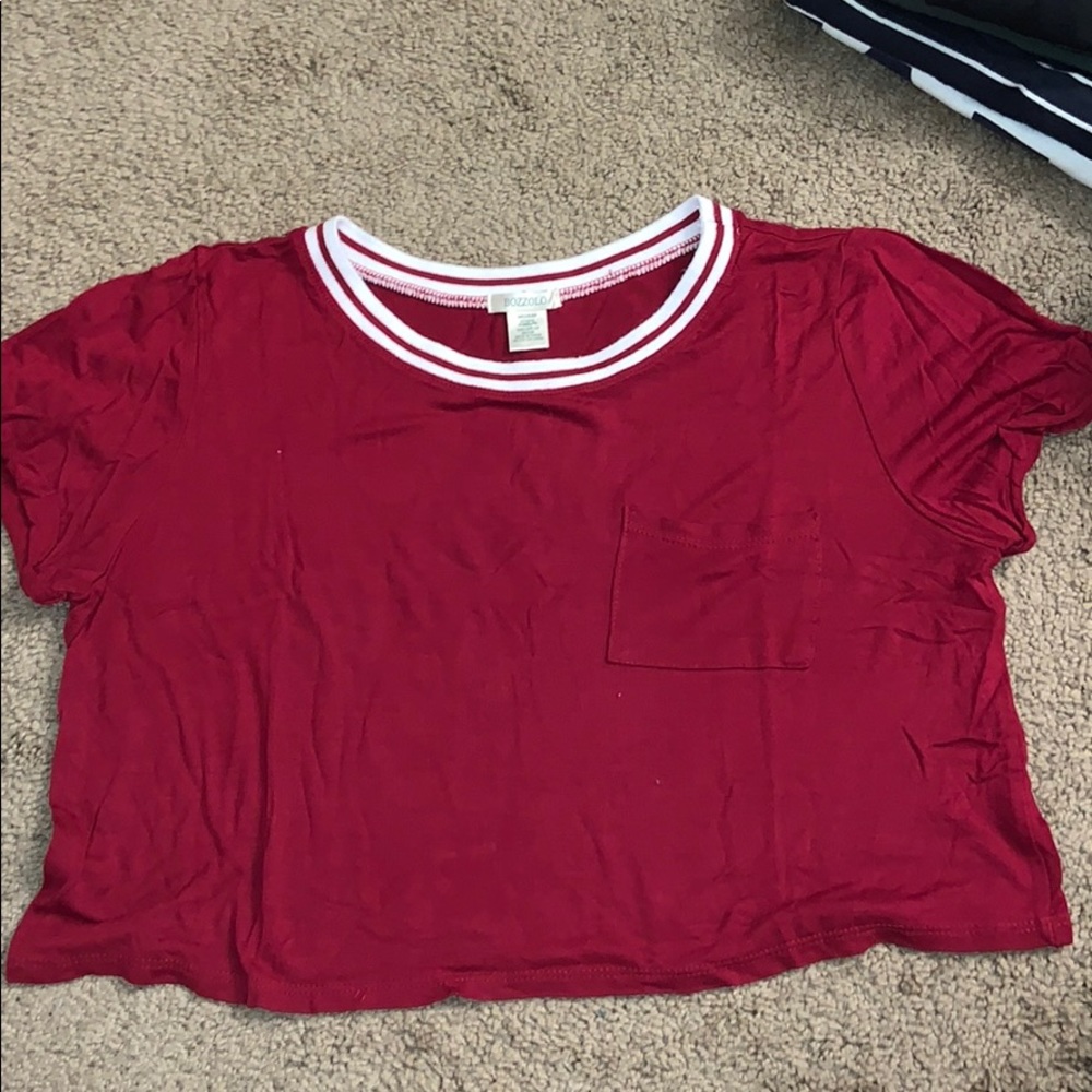 Red Crop Top